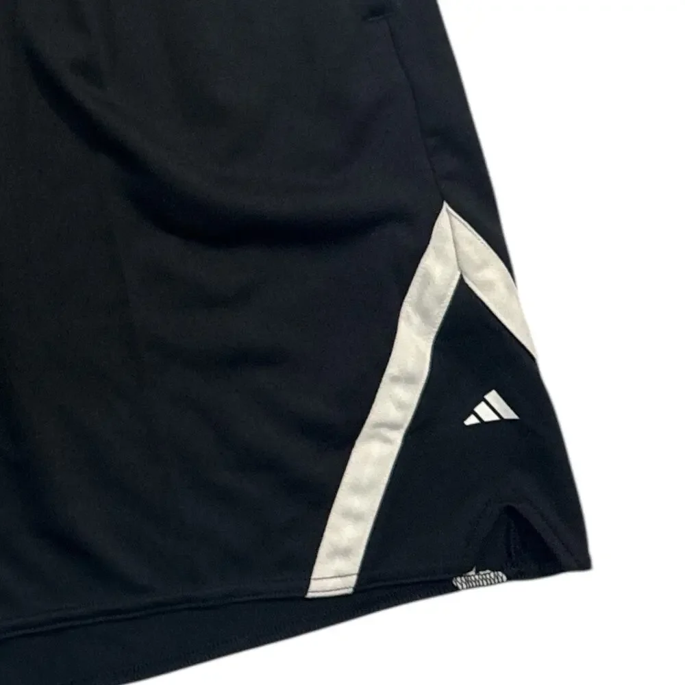adidas Women’s 2XLT Tall Basketball Athletic Shorts Black Drawstring NWT